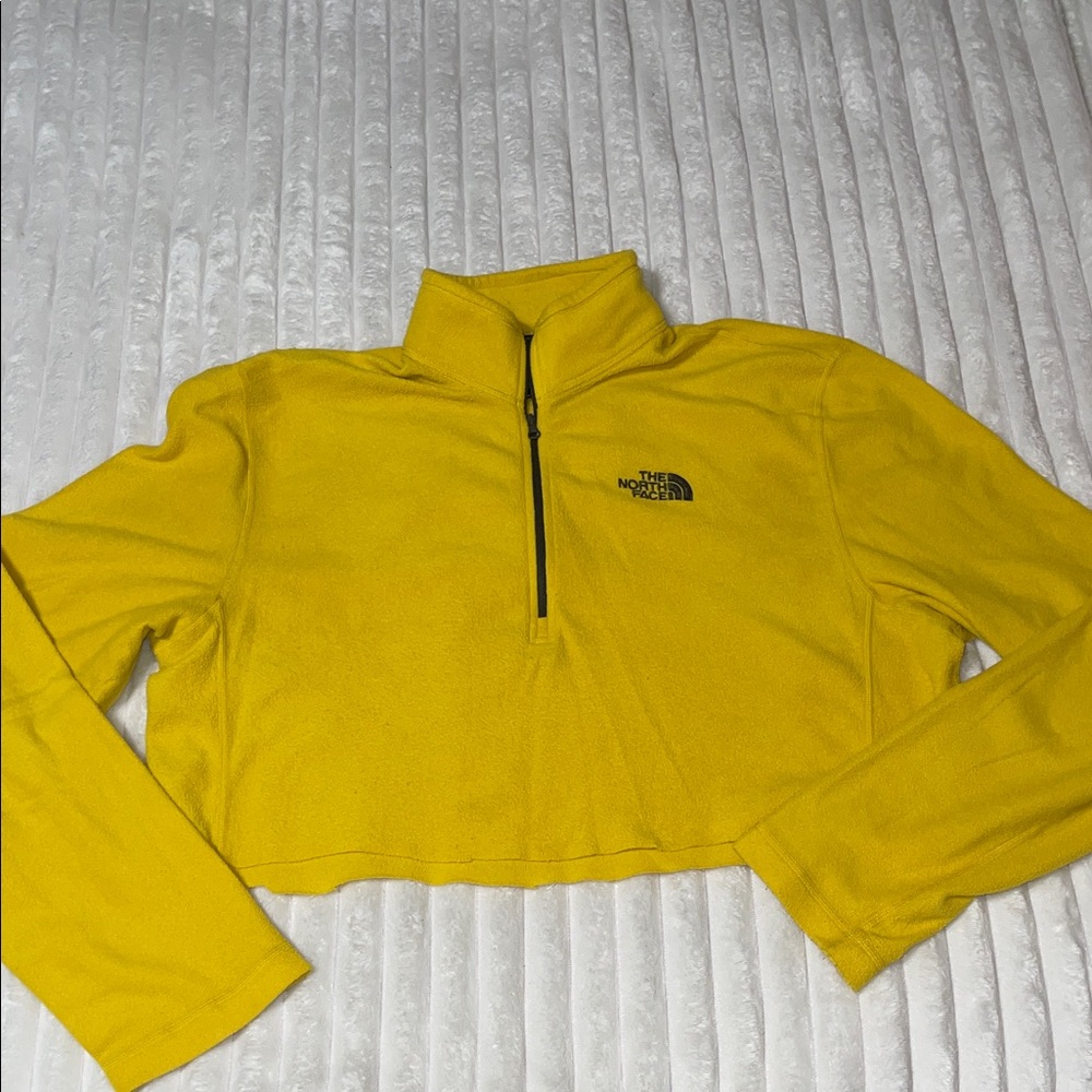 The North Face Cropped Fleece Half Zip | Size Large